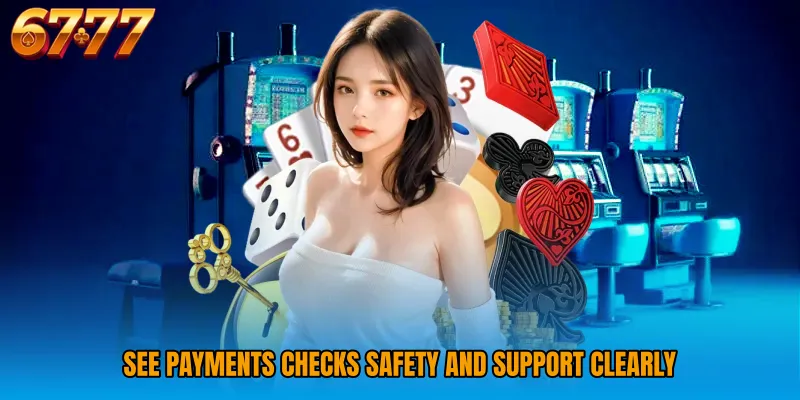 See payments checks safety and support clearly